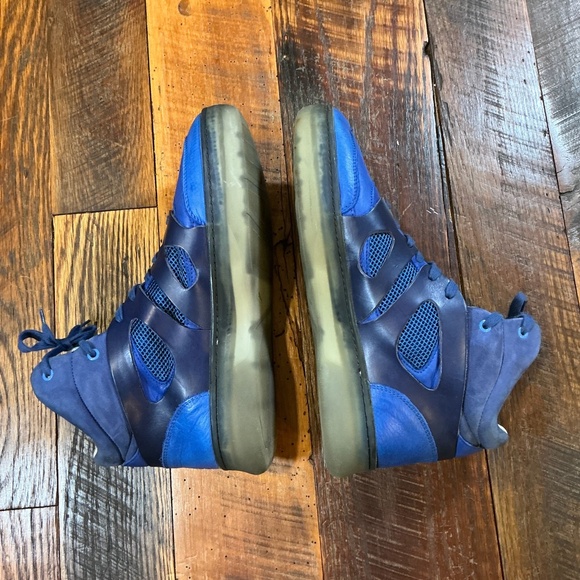 Rare Alexander McQueen x Puma MCQ Blue High Top Sneakers M 11 Designer Collab - Picture 9 of 16